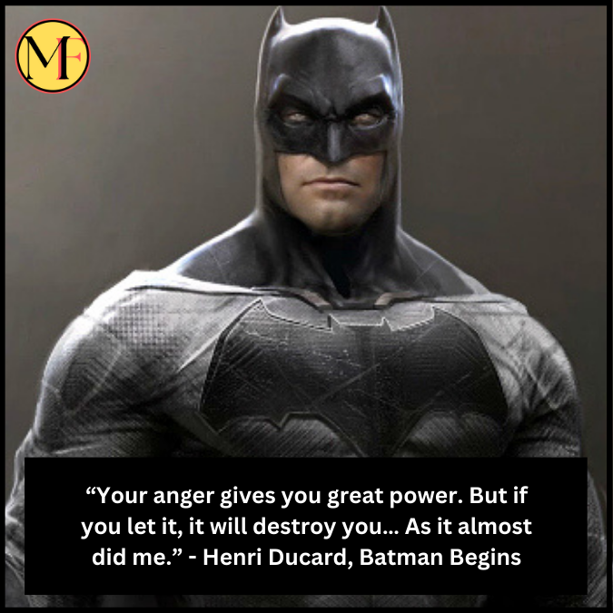  "You either die a hero or live long enough to see yourself become the villain." - Harvey Dent, The Dark Knight 
