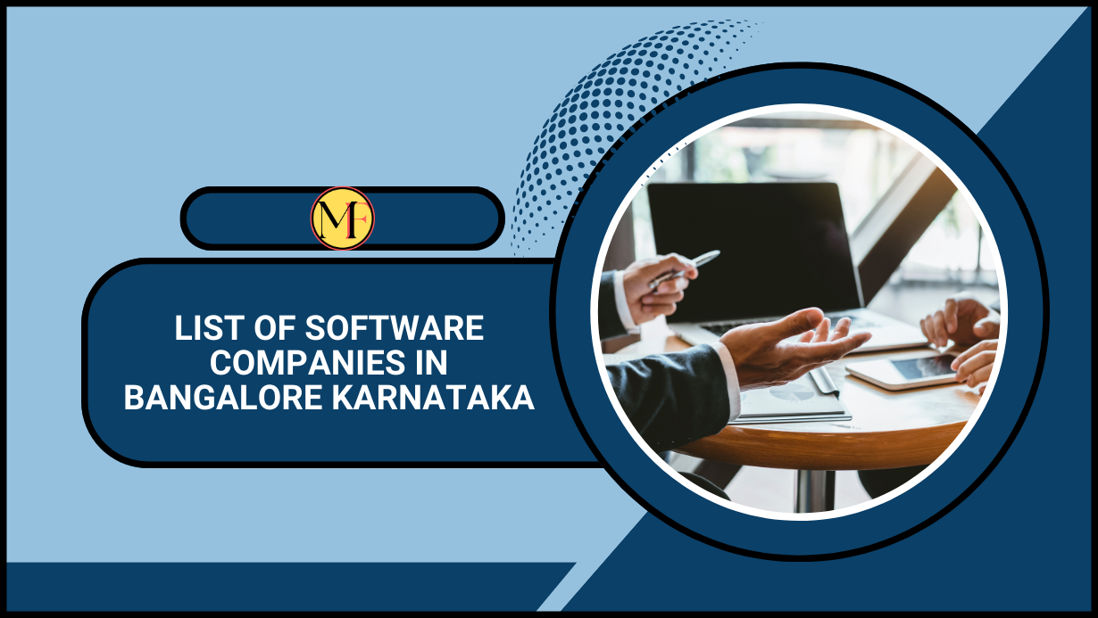 List of Software Companies in Bangalore Karnataka