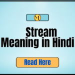 Stream Meaning in Hindi