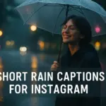 300 Short Rain Captions for Instagram