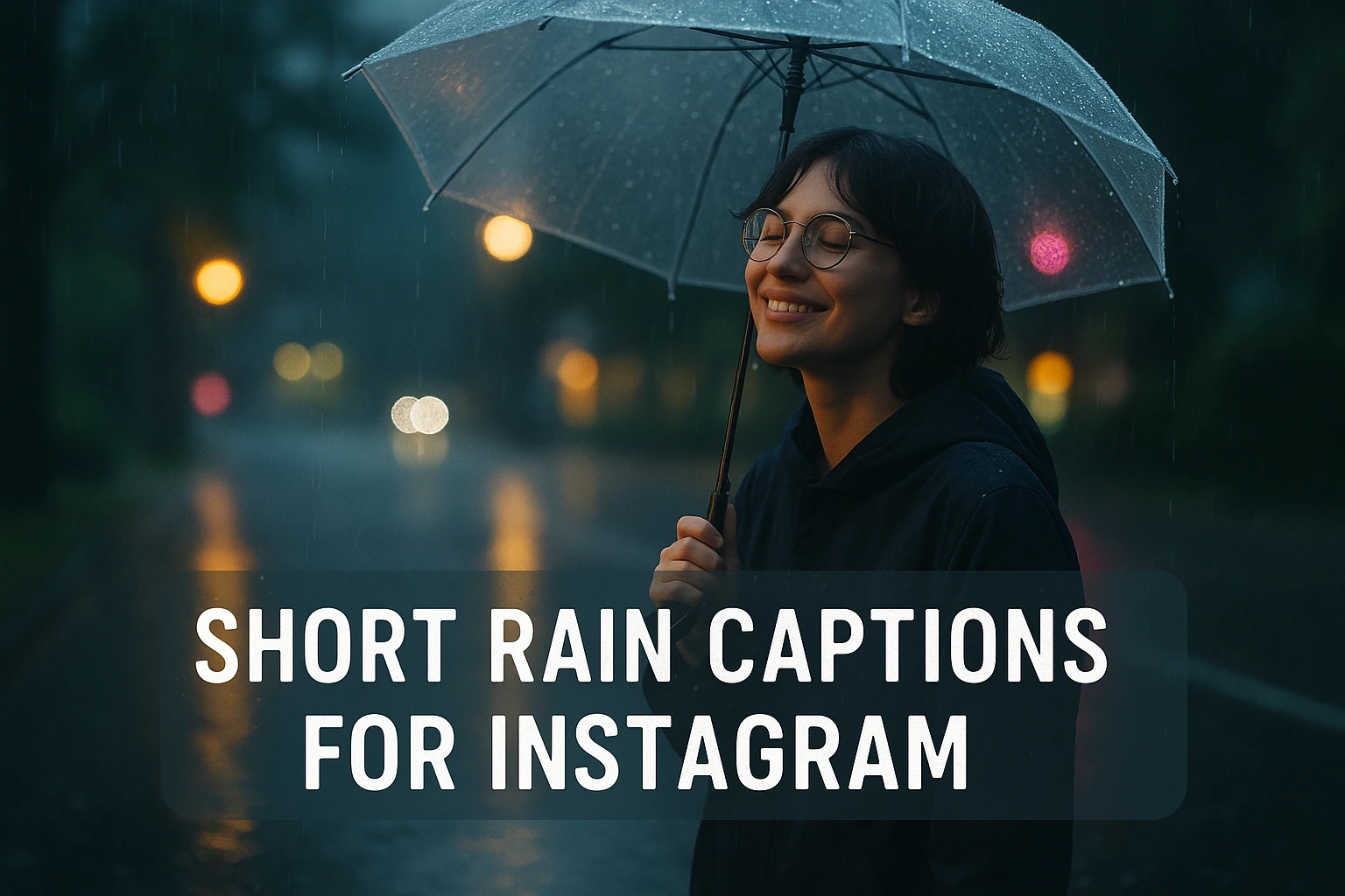 300 Short Rain Captions for Instagram