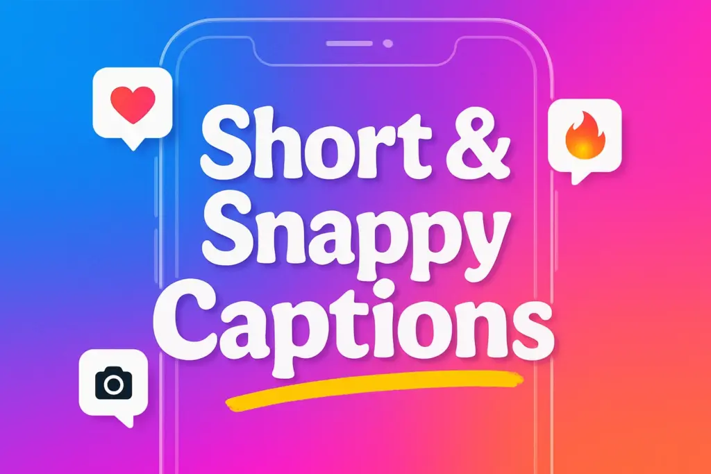 captions for instagram short