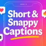 captions for instagram short