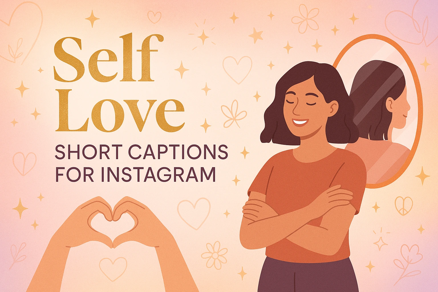 self love short captions for instagram
