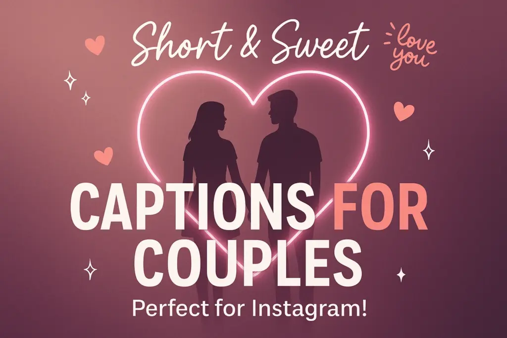 short captions for couples