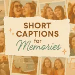 short captions for memories