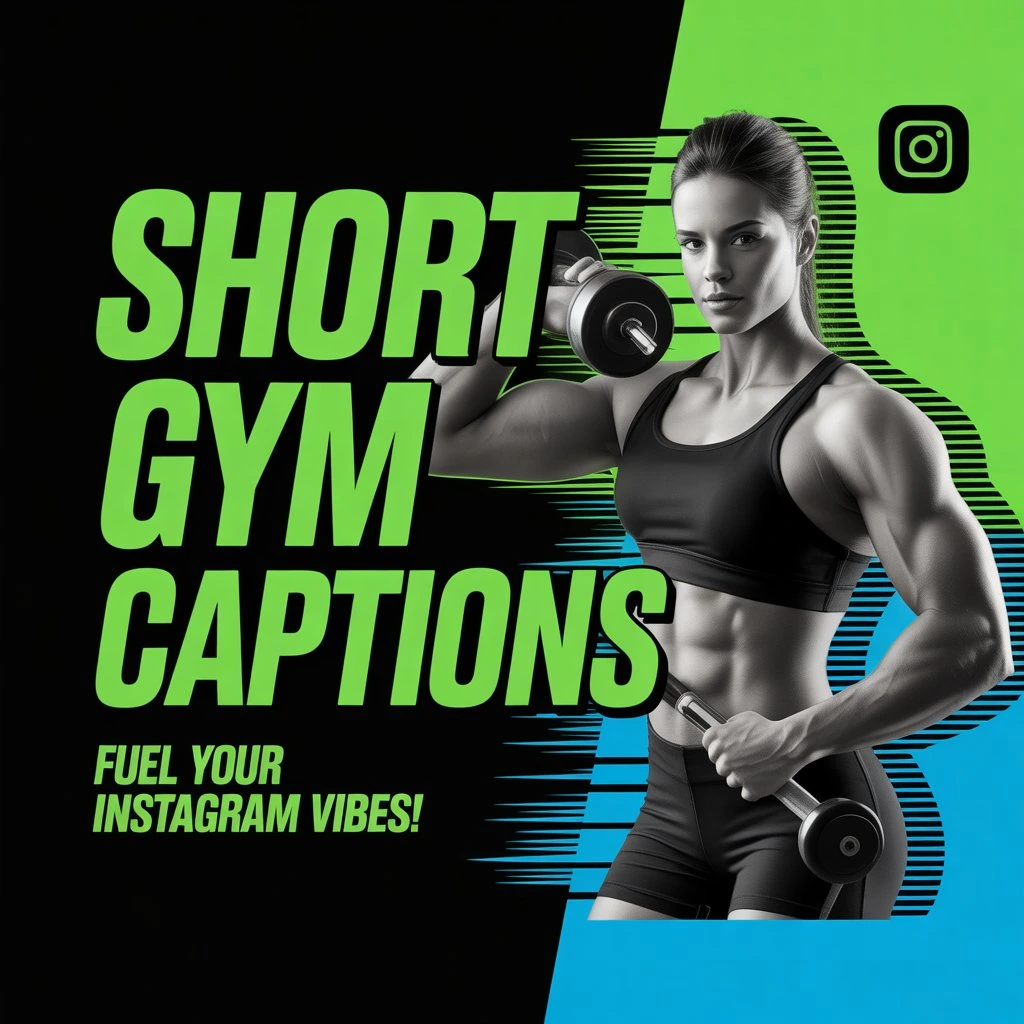 short gym captions for instagram