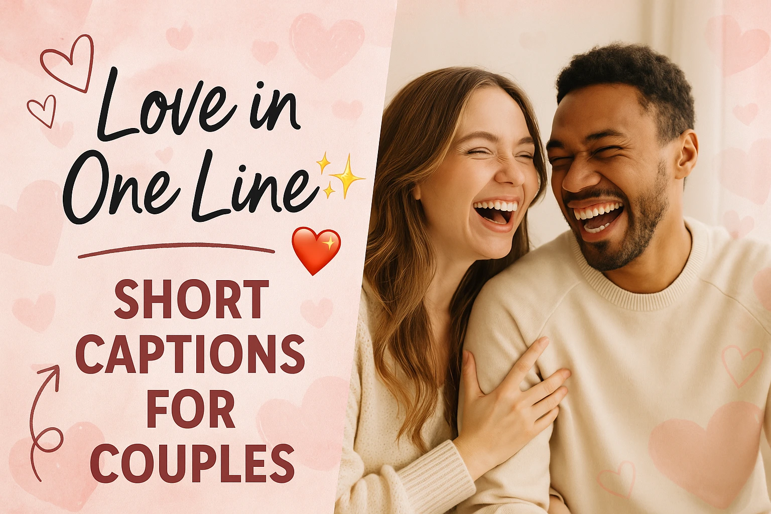 short love captions for couples