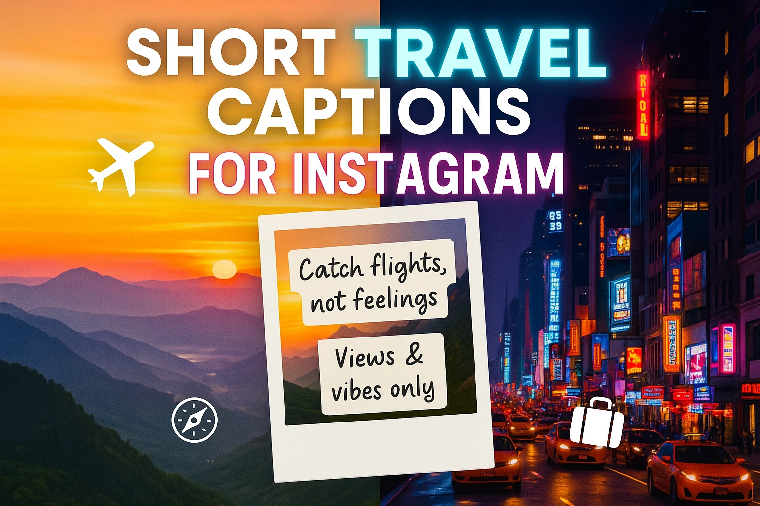 short travel captions for instagram